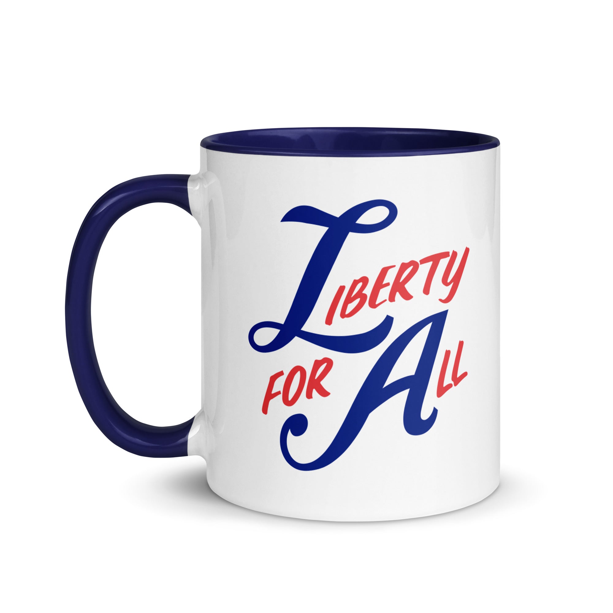 Mug Liberty USA Blanc Par CBKreation - Tasse Neuve Avec Code-barres