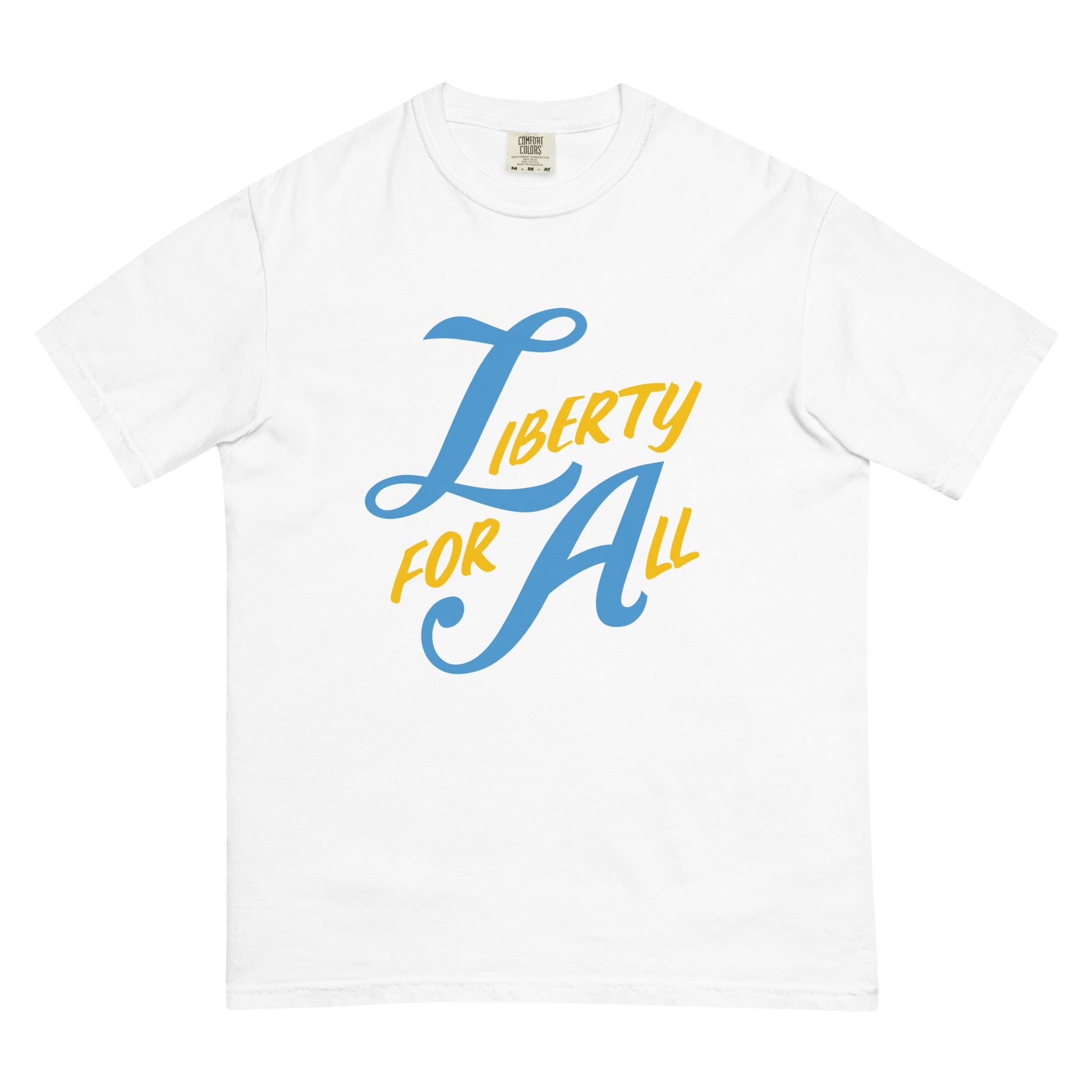 LA: Liberty for all, unisex heavyweight t-shirt